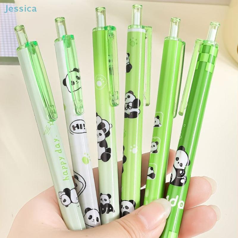 6Pcs/Set Capybara Gel Pen Set - Cute Brown Capybara Pattern 0.5mm Pens Kawaii Stationery for School/Office,