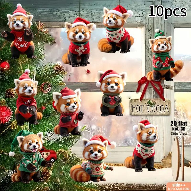 8/16/24 Stück Weihnachten Holzfahrrad Weihnachtsmann 2D Flacher Holzanhänger Weihnachtsbaumschmuck Perfektes Feiertagsgeschenk Deko