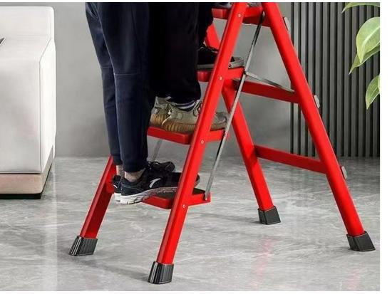 Multi-Functional Four-Step Indoor Folding Ladder Stool