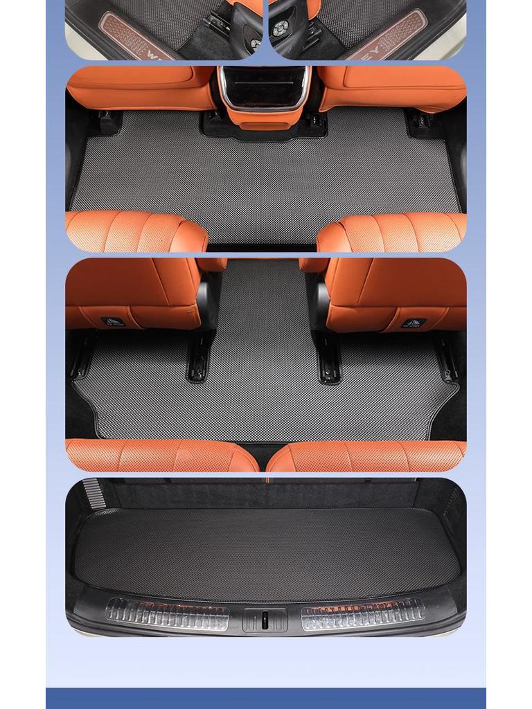 Toyota Alphard Floor Mats - Fits 24 Models, 20/30/40 Series, Full-Car Coverage, Right-Hand Drive, TPR Material