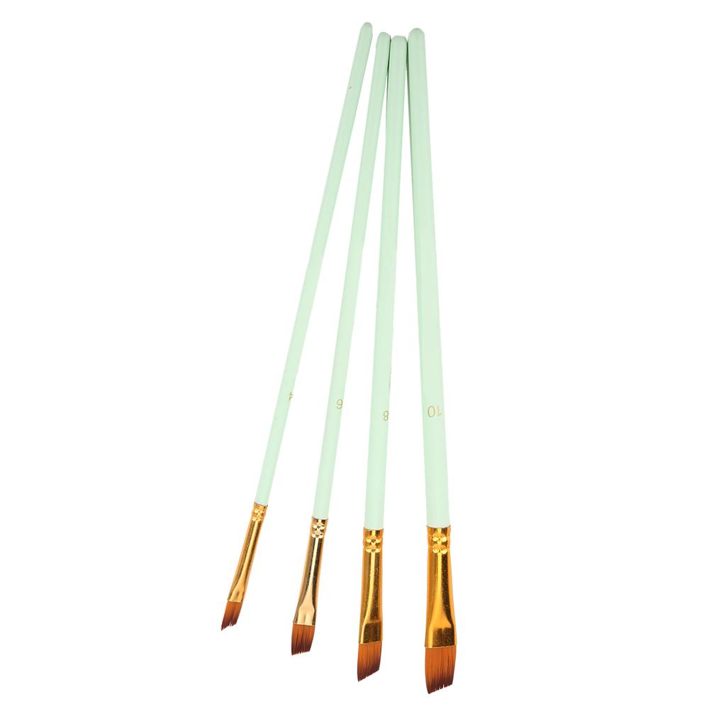 Paint Brush Sets Multimodal Nylon Hair 5 Different Types Oil Paint Brushes for Oil Watercolor Painting Gouaching Gift