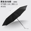 New 8-bone automatic vinyl fabric straight rod umbrella bumping cloth long-handled umbrella, umbrella