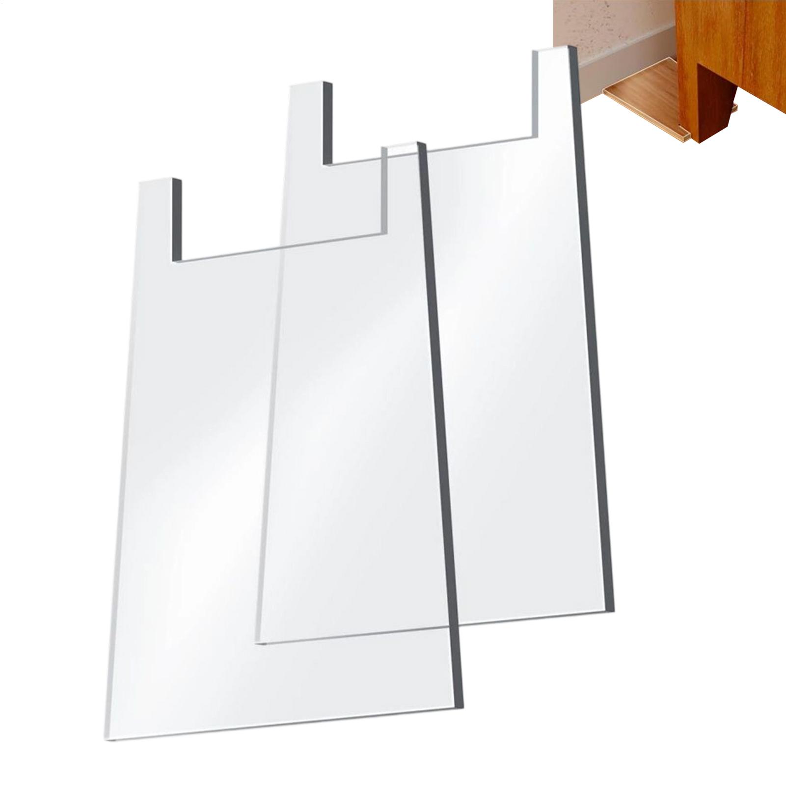 

2PCS Couch Wall Space Transparent Acrylic Sofa Wall Bumper Furniture Wall Spacer Reserved Socket Space Protect Wall Surface CN