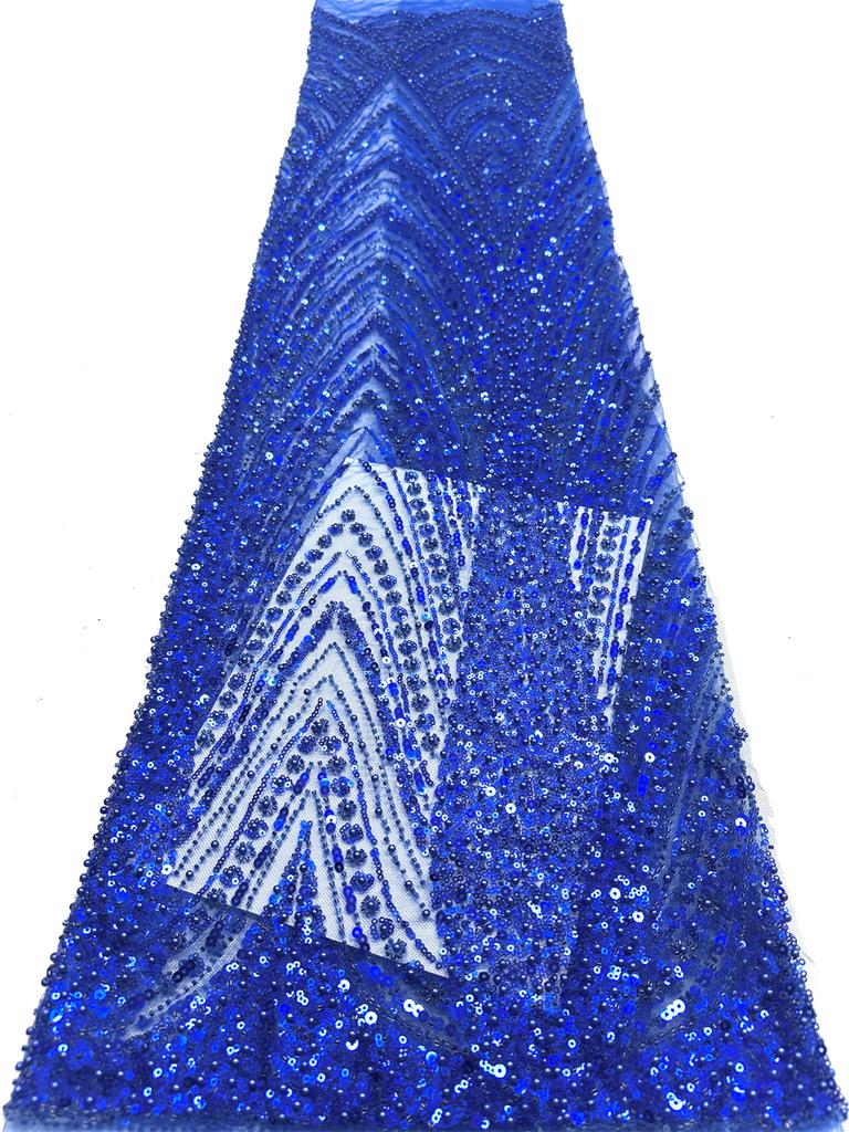 African Beaded Groom Lace Fabric 2026 High Quality Lace French Mesh with Sequins Nigerian Wedding Party Dress Fabric for Brides