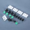 80Pcs Auto Side Sill Skirts Moulding Grommet Clips Fastening Screw Plug Rivets for BMW E36 316i 318i 318tds 323i 325tds 328i M3