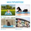 Pet House Ice Silk Cooling Fabric Anti-Slip Edging Soft Quilted Summer Pet Cooling Pad Joint Protection Cooling Pet Cushion