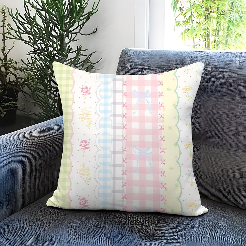 Cute Texture Cushion Cover Comfortable Reversible Pillow Cover Ideal for Car Sofa Bedroom  Beyond
