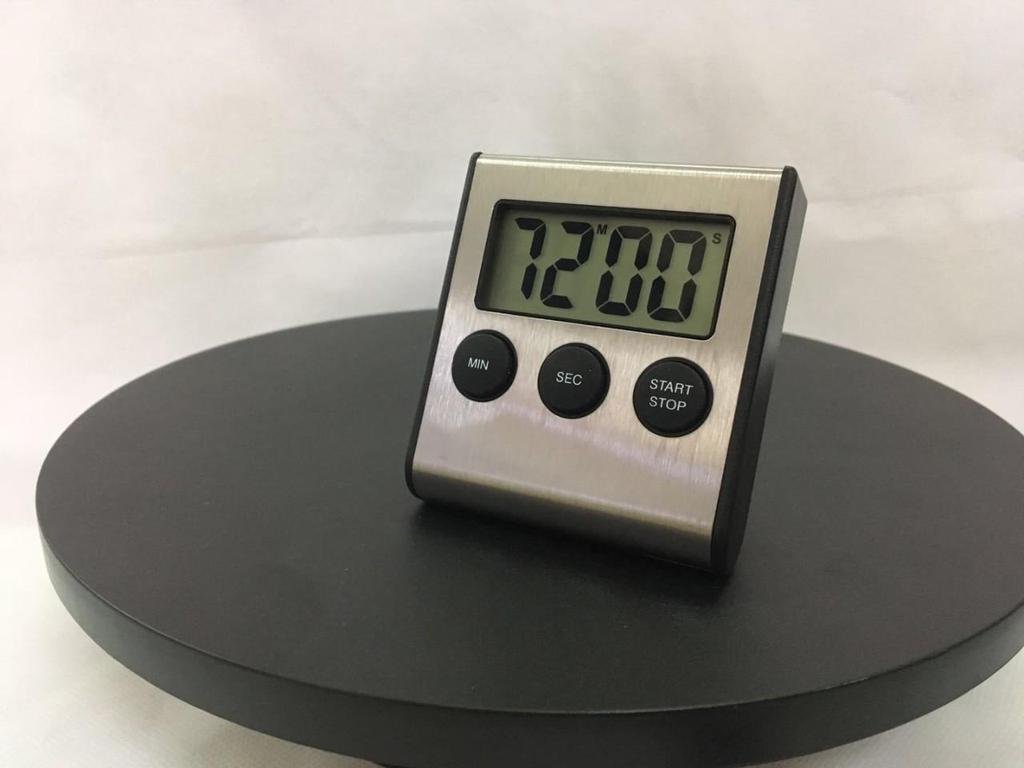 Stainless Steel Electronic Kitchen Timer and Reminder