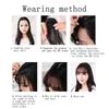 Fashion Women Beauty Invisible Seamless 3D Air Bangs Hairpiece Cover Up Baldness Thin Hair Topper