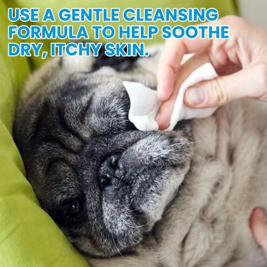 Yousheng 1 Pack Pet Cleaning Wipes for Pet Deodorization Ear Mites Eye & Ear Wax Mild Natural Ingredients Soft Grooming Wipes Multipurpose Pet Wipes