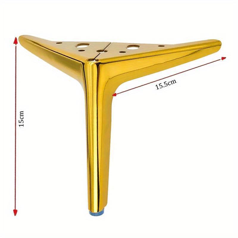 4 szt. Nogi Meblowe Zestaw Meblowy Nowoczesne Nóżki Meblowe Metalowa Noga Stołu