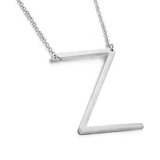 Women 26 English Letter Pendant Chain Necklace Choker Party Jewelry Gift