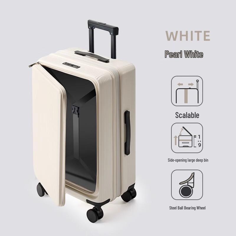 Lee Shen Front-Opening Deep Compartment Suitcase 28 Inch