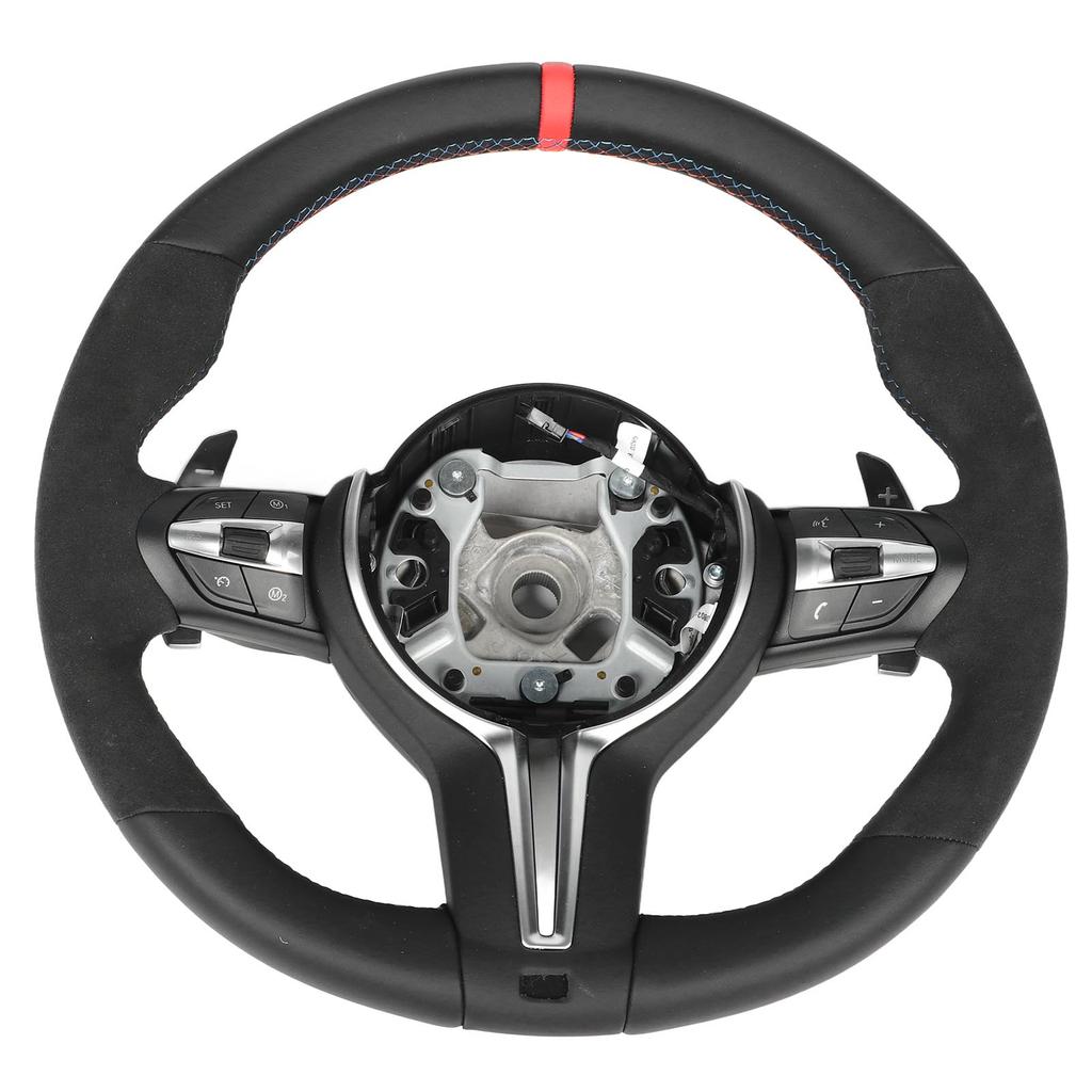MP V2 Nappa Leather Suede Steering Wheel Wiith Finger Ridges for M5 M6 F10 F12 F13 F06 M Sport