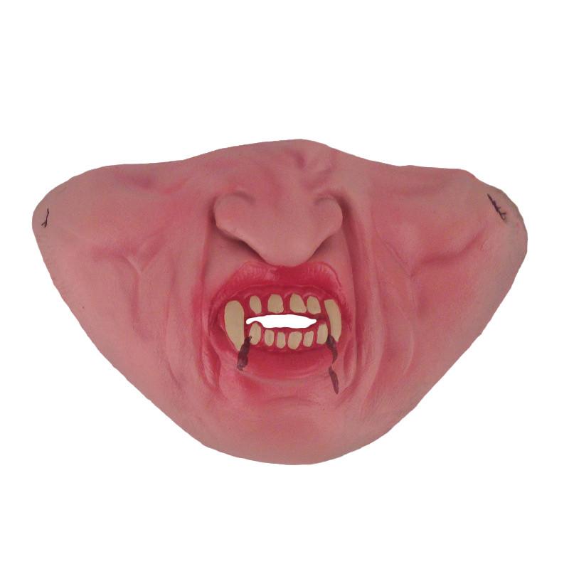 Hilarious Halloween Half Face Mask With Comical Pig Nose For Costume Fun