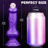 Alien Silicone Dog Penis Anal Plug Masturbation Massage Stick Sex Toy