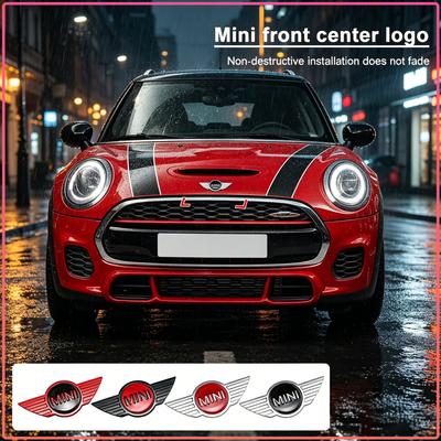 Stil Ön Kaput Amblemi Arka Bagaj Rozeti Otomatik Dış Dekorasyon AksesuarlarıCooper One JCW Clubman Countryman R55 R56 F55 F56 R57 R58 R59 İçin