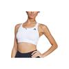 Adidas Powerreact Aeroready Training Removable Padding Slim Fit Stylish Moisture-Wicking Medium Support Zip Sports Bra Women Sports Bra JJ2675