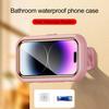 Shower Phone Holder Rotation 360-Degree Wall-Mounted Angle Adjustable Waterproof Cellphone Phone Holder Stand Case Box