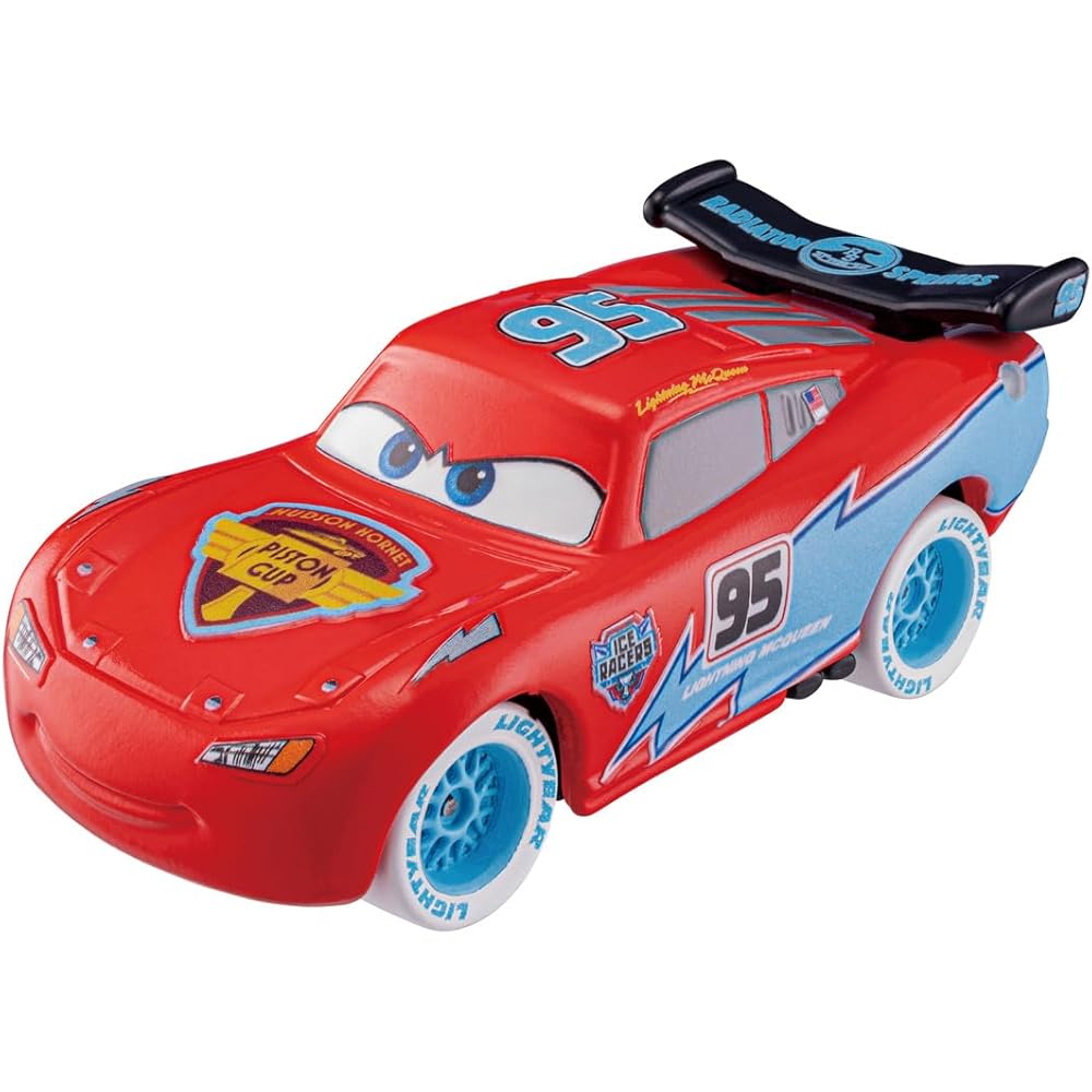 

Takara Tomy Disney Cars Tomica C-24 Lightning McQueen Ice Racing Miniature Toy Car for Ages 3 and Up