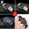 For Casio 3299 AE1200/1300/1500 AE-1200 AE-1200wh AE-1300 Solid Stainless Steel Strap 18mm Fine Steel Metal Case Wristband