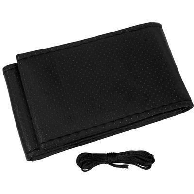 1PC Gray Black DIY Funda Volante Cover On the Steering Wheel For Opel Astra H Car-covers Artificial Leather With Needles Thread