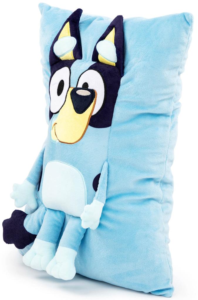 Bluey Snuggle Pillow – Super Soft Plush Decorative Throw Pillow – Measures 15 Inches (Official Bluey Product)