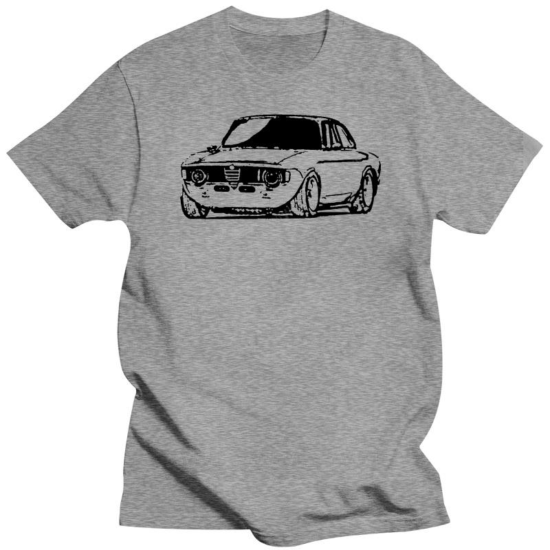 

Men s High Quality Tees Italy Car Romeo T Shirt Bertone GTV Race GT Retro Gift Dad Car Giulia Sprint 105 Tee O-Neck T-Shirt 4XL