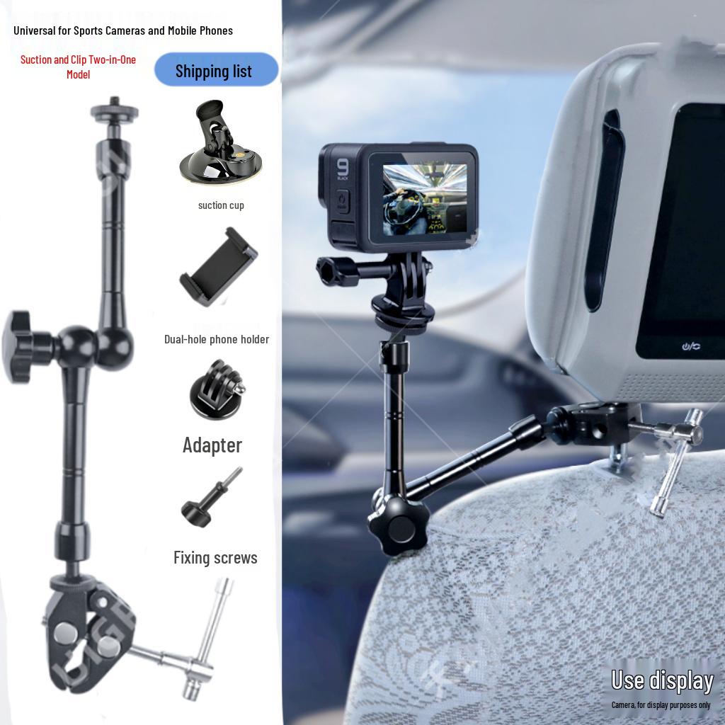 Car Interior Phone Mount for Recording Driving View