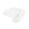 Anjuxiansen Disposable Clear Soup Bowls with Lids