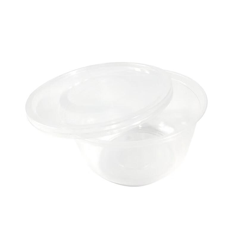 Anjuxiansen Disposable Clear Soup Bowls with Lids