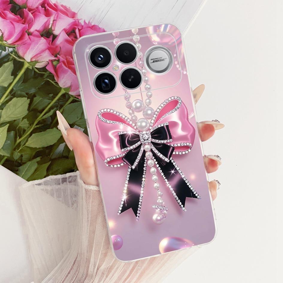 For Xiaomi POCO F8 Ultra Case Luxury Dragon Cartoon Transparent TPU Protection Cover For Poco F8 Pro Ultra PocoF8 Pro Soft Funda