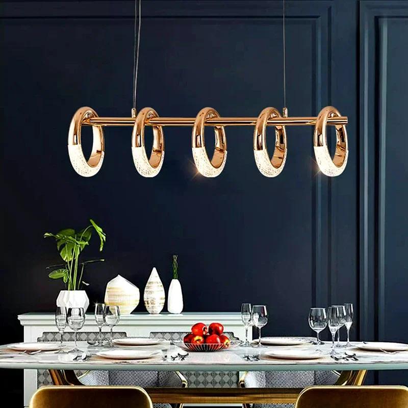 

Домашний декор светодиодный подвесной светильник для гостиной столовой ресторана кухни подвесной внутренний декор люстры светильники Cold White