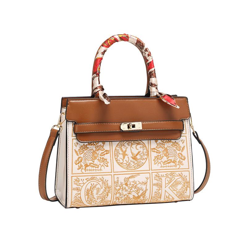 

Women S Mother S Day Gift Embroidery Send Mom Bag Atmospheric Premium Handbag Crossbody Women S Bag