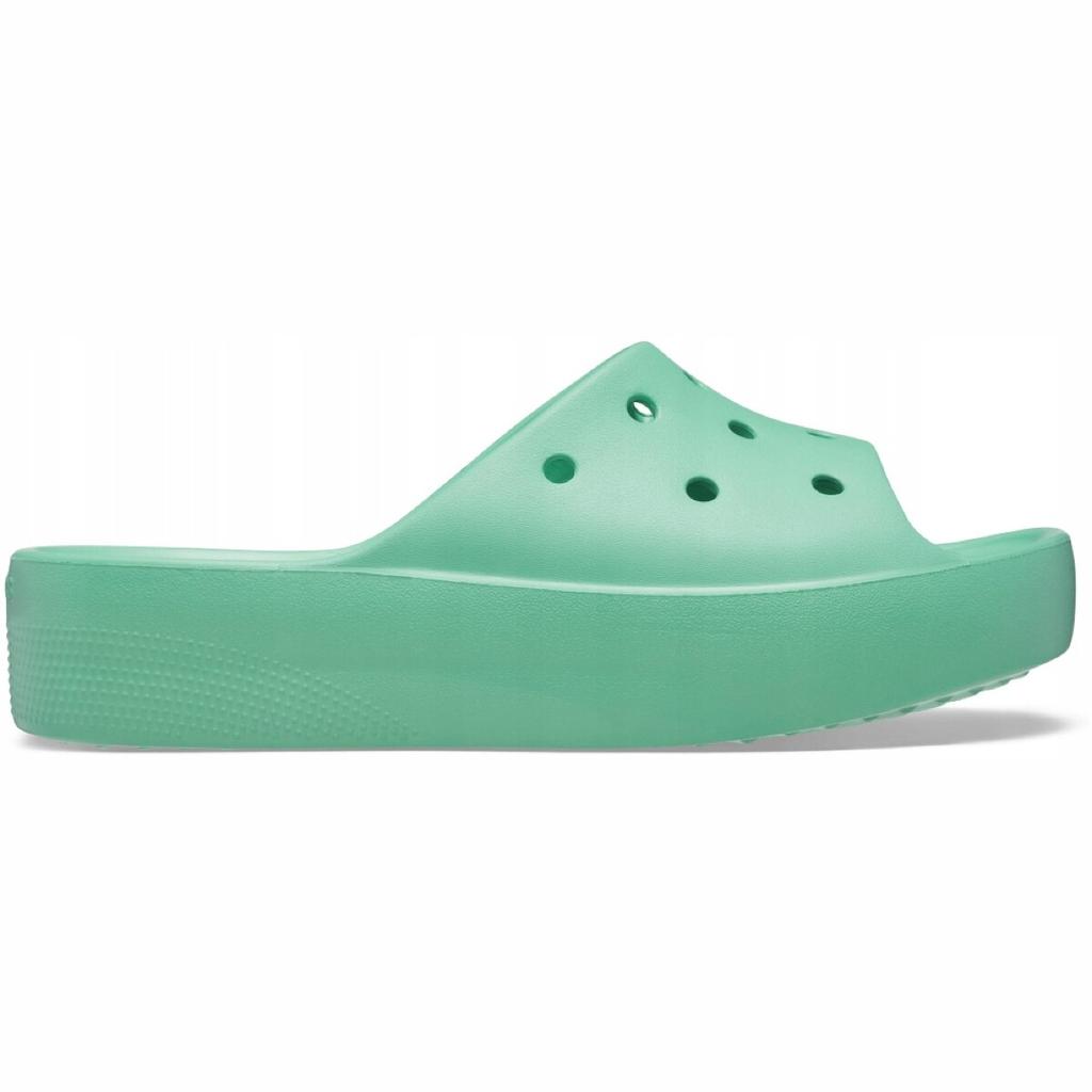Saboti Femei Women's Classic Platform Slide Sandals Lightweight Comfort Clogs Croslite Verde Green