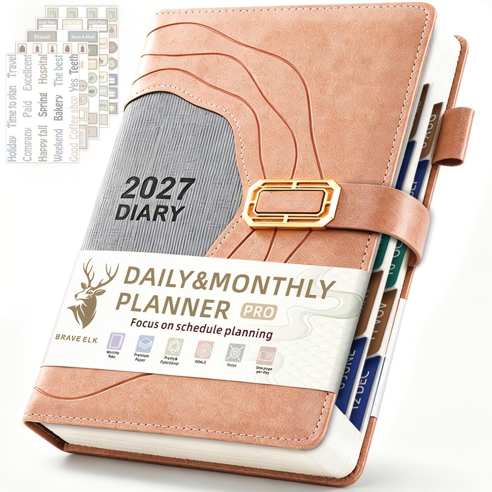 2027 A5 Hardcover Daily Planner 400