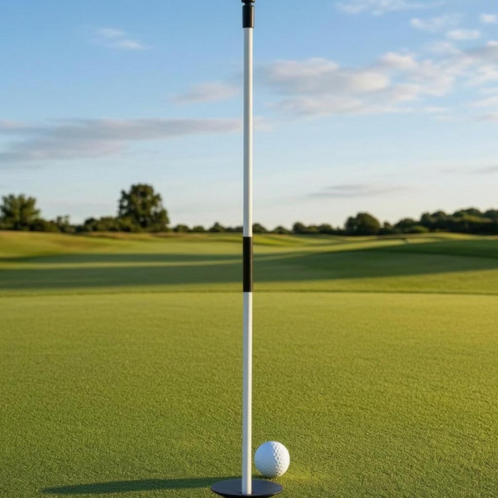 Sada golfových vlajek Přenosná putting green Pevná pro golfisty