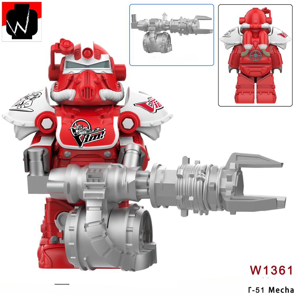 W1360-W1364 Game Popular Creative Mini Assembled Building Block Action Figures Plastic Kid's Educational Toys