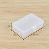 Rectangle Clear Plastic Container Teaching Equipment Coins Beads Storage Box