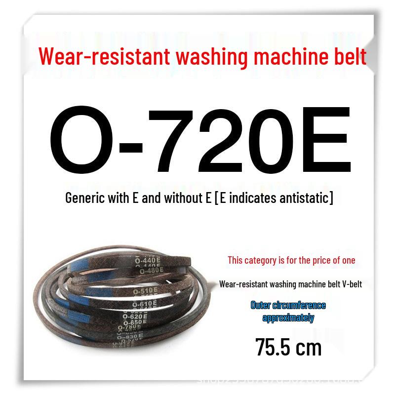 High-Quality Wear-Resistant O-Type V-Belt for Semi/Fully Automatic Washing Machine Motors