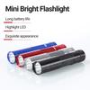 Mini Flashlight High Brightness Waterproof Portable Outdoor Emergency LED Pocket Flashlight for Cycling