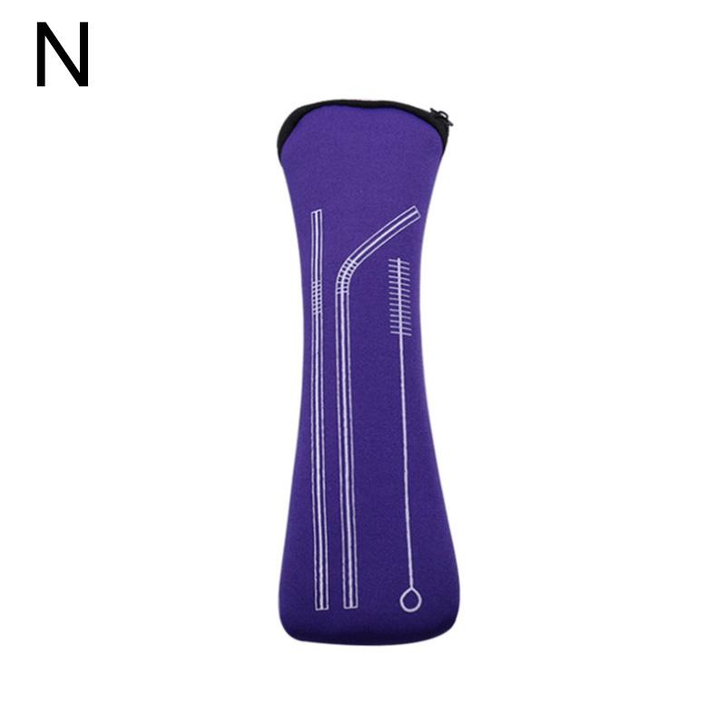 Tableware Bag Box Cutlery Storage Bag Portable Travel Fork Spoon Knife Dinnerware Packaging Pouch Storage Case with Zipper
