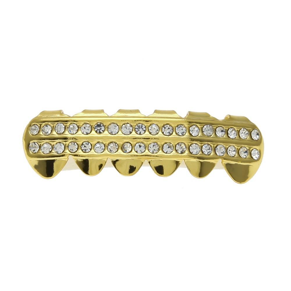 Factory Direct Jewelry Braces Diamond Plated Rap Braces Teeth Grills