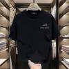 Trendy Brand Short-Sleeved Pure Cotton Men'S Printed T-Shirt Trendy Men'S And Women'S Versatile Round Neck T-Shirt Men'S