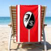 Eagle Symbol Frei-burg Football Beach Towel - Soft, Absorbent Microfiber, Lightweight, Ideal for The Beach, Parties, Travel, Camping fan gifts