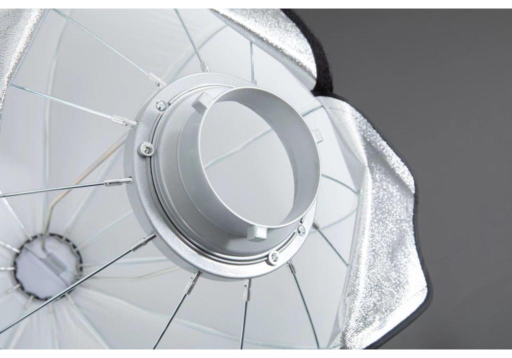 45cm Snelontgrendelende Parabolische Mini Bowens Softbox met Grid