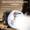 Rechargeable Super Bright Long-Range Headlamp with Long Battery Life for Outdoor Use, Night Fishing, and Mining