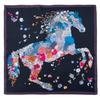 Mulberry silk scarf  new retro winter beautiful ginkgo printing four seasons shawl sunscreen dual-purpose