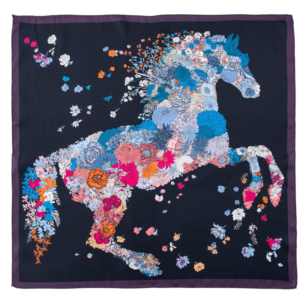 Mulberry silk scarf  new retro winter beautiful ginkgo printing four seasons shawl sunscreen dual-purpose