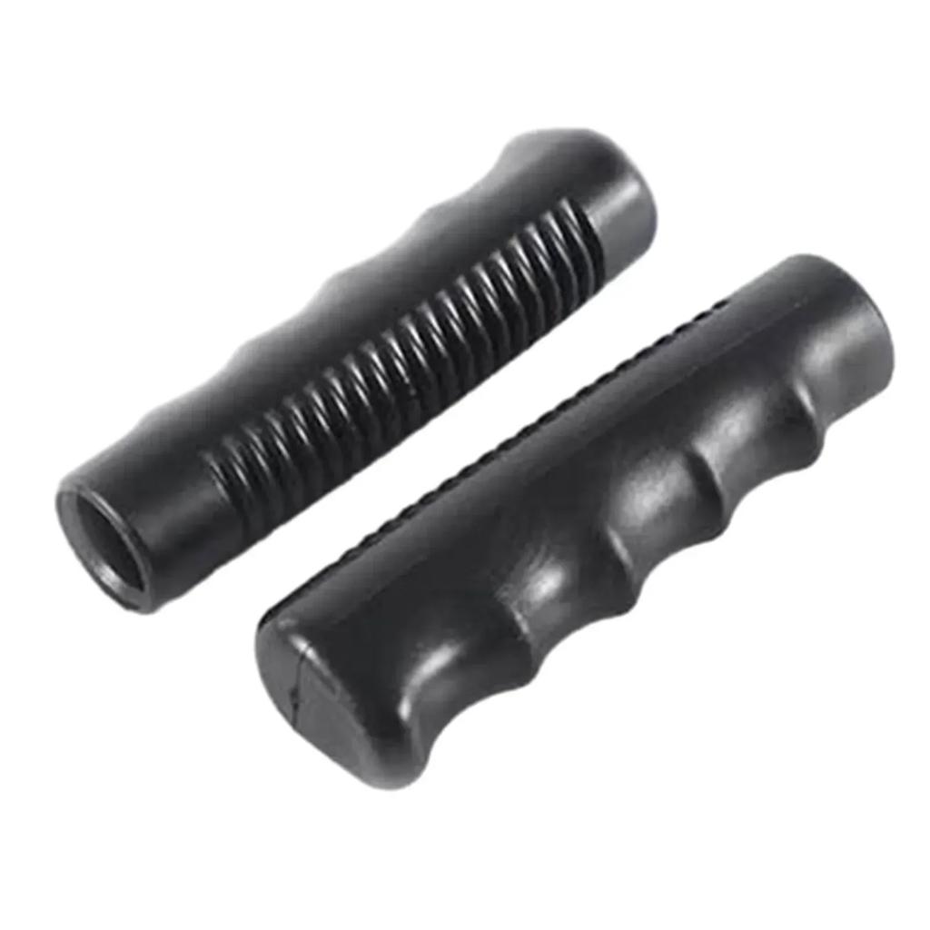 2Pcs Wheelbarrow Rubber Handles, Round Tubes Black Replacement Universal Handles PVC Anti-slip Handle Cover Industrial Tool Part